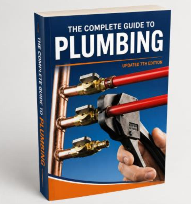 The Complete Guide to Plumbing, Updated 7th Edition - Practical DIY Plumbing Repair Book for Pipes, Fixtures, Tools, Installation & Home Maintenance