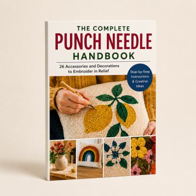 A Beginner-Friendly Guide with Step-By-Step Techniques, Modern Patterns and Creative Projects for Textured Pillows, Floral Art, Home Décor and Handmade Gifts