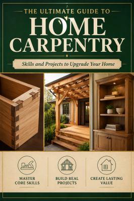 The Ultimate Guide to Home Carpentry - Complete Woodworking Skills and Projects Book, Build Furniture, Cabinets, Shelves and Outdoor Structures, DIY Home Upgrade Guide for Homeowners and Craft Enthusiasts